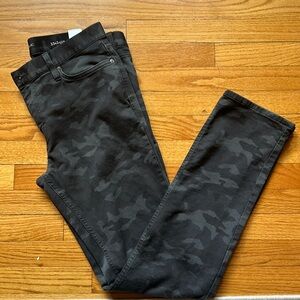 Banana Republic black/gray slim fit khakis camo 33x34